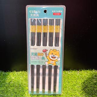 天然典 健康合金筷 10双