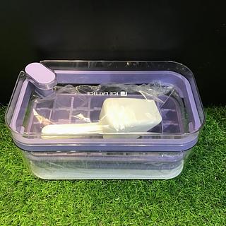 妙咔双层出冰冰盒 紫色