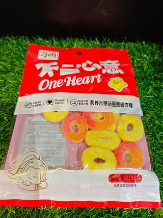 刁明 酸砂水果味圈圈橡皮糖 92g