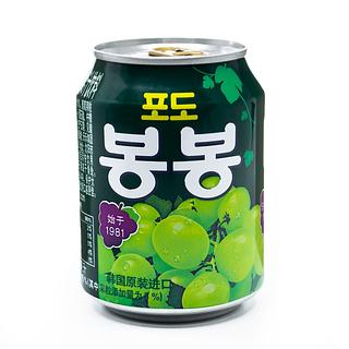 韩国海太葡萄果粒果汁饮料 238ml