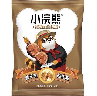 小浣熊 有肉任性烤肉味 干脆面 40g