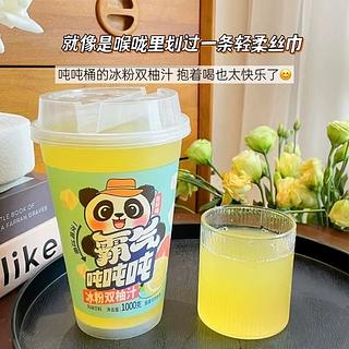 熊猫森林 霸气吨吨吨冰粉双柚汁 1000ml