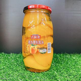 古城岩糖水黄桃罐头760g