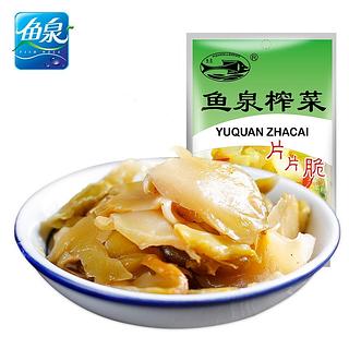 鱼泉榨菜片片脆68g