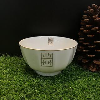 陶瓷 万字曲 5寸宫廷碗