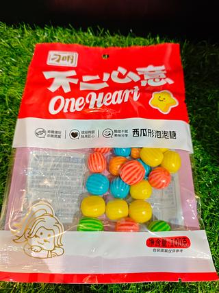 刁明 西瓜形泡泡糖 100g