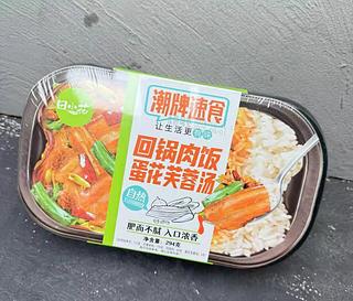 潮牌速食 回锅肉饭 蛋花芙蓉汤 294g