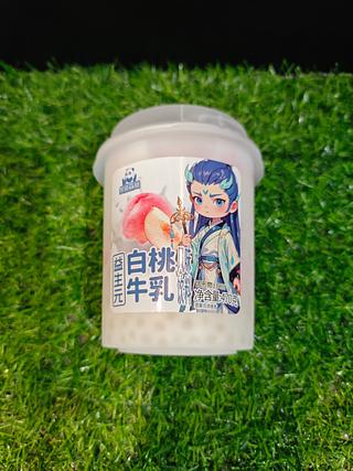 熊猫森林 益生元白桃牛乳 470g