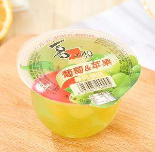 喜之郎 葡萄&苹果 果肉果冻 200g