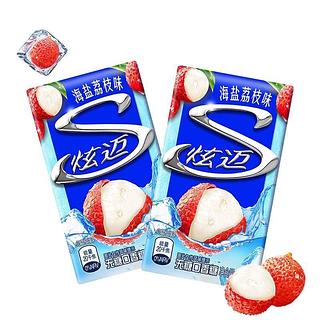 炫迈 海盐荔枝味 无糖口香糖 50.4g