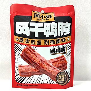 周小贱 风干鸭脖 香辣味 70g