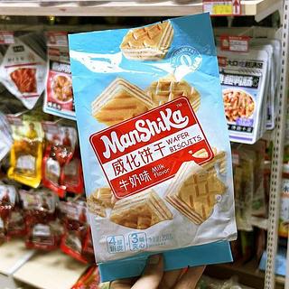 曼士卡 威化饼干 牛奶味 200g