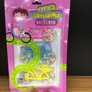 单车形多彩果味糖25g