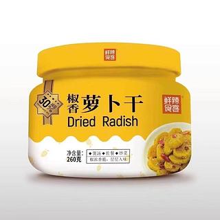 鲜辣食客 椒香萝卜干 260g