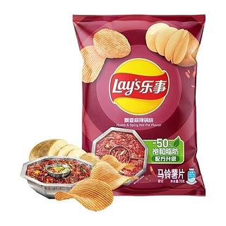 百事食品 乐事 飘香麻辣锅味 70g