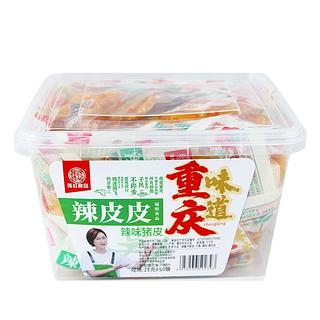 瑶红食品 辣皮皮 辣味猪皮 40gx30袋