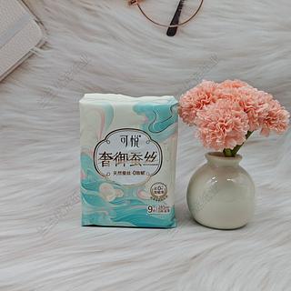 可悦 奢御蚕丝 285mm卫生巾 9片