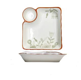 冠祥 方形饺子盘 196mm