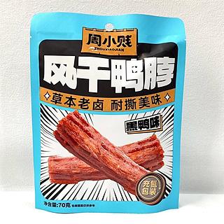 周小贱 风干鸭脖 黑鸭味 70g