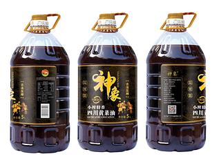 神象 小榨特香四川黄菜油 5L