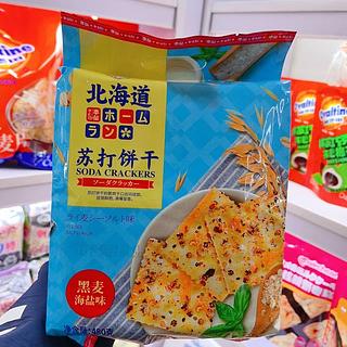 本垒 北海道苏打饼干 黑麦海盐味 480g