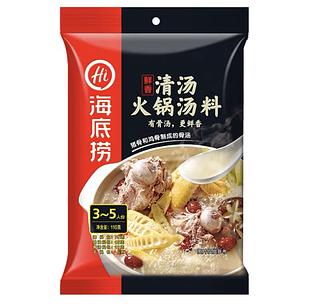 海底捞 鲜香清汤火锅底料 110g