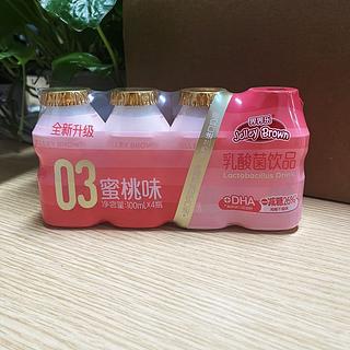 界界乐 乳酸菌饮品 蜜桃味 100mlx4