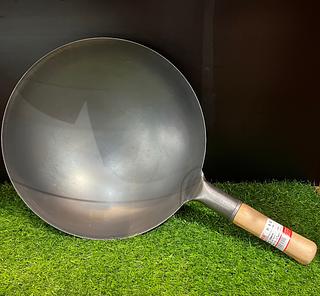 维億 爆炒专用钢铁炒锅 34cm