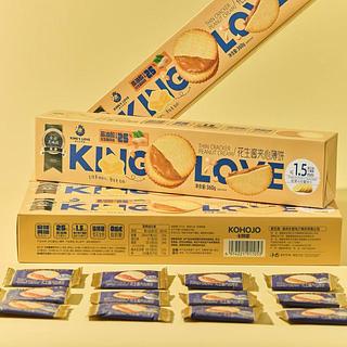 国王的赞赏 花生酱夹心薄饼 360g