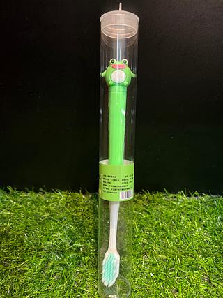 香肠嘴蛙蛙儿童牙刷 绿色