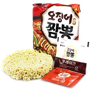 韩国 农心鱿鱼面100g