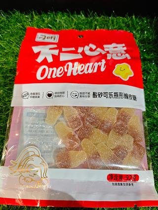 刁明 酸砂可乐瓶形橡皮糖 92g