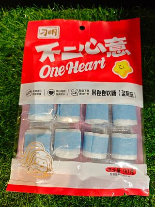 刁明 果卷卷软糖 蓝莓味 90g