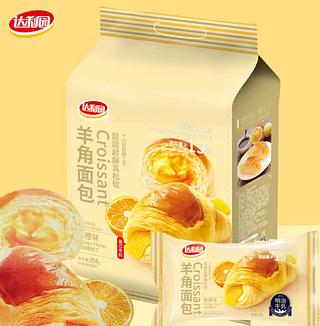 达利园 羊角面包 香橙味 250g