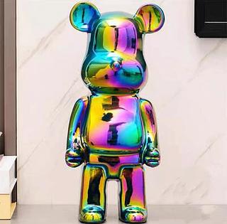 网红新款暴力熊存钱罐 炫彩款 28cm