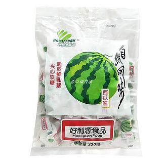 好利源 夹心软糖 西瓜味 320g