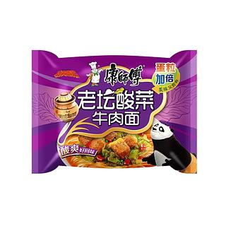 康师傅老坛酸菜牛肉面117g
