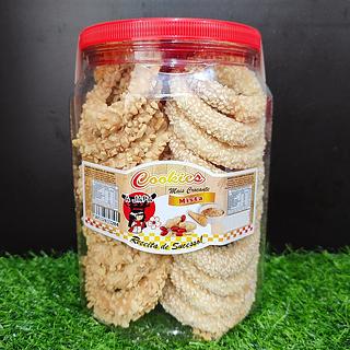 曲奇饼干芝麻花生380g