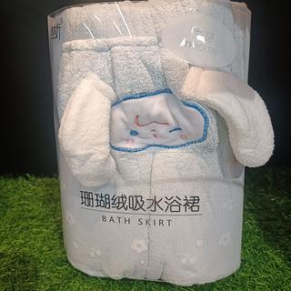 麦太行 珊瑚绒吸水浴裙 70x140cm