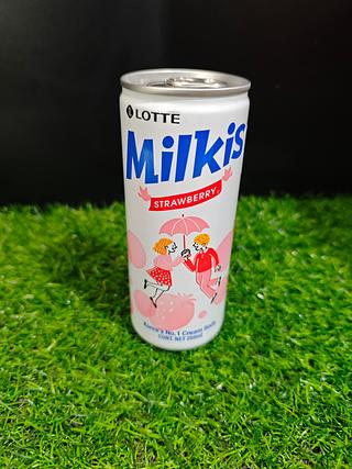 LOTTE 牛奶汽水 草莓味 250ml