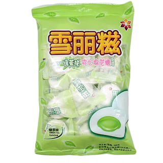雪丽滋 绿茶味夹心棉花糖 100g