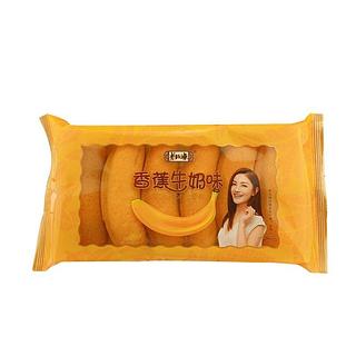 老北鲸 香蕉牛奶味蛋糕 168g