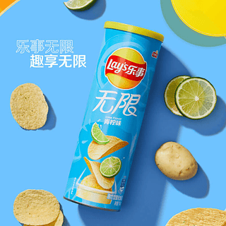 Lay’s/乐事无限罐装薯片青柠味104g