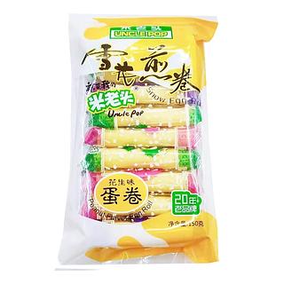 米老头 雪花煎卷花生味蛋卷150g