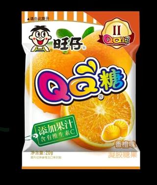 旺仔 QQ糖 香橙味 20g