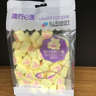 流行e派熊仔形棉花糖160g
