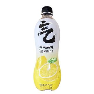 元气森林 柠檬味苏打气泡水 480ml