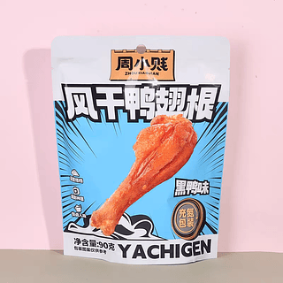 周小贱 风干鸭翅根 黑鸭味 90g