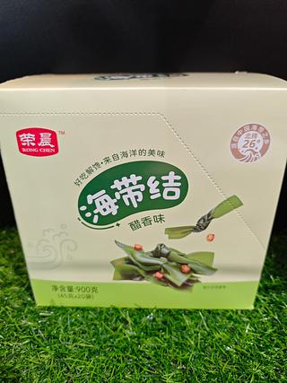 荣晨 海带结 醋香味 900g（45gx20）
