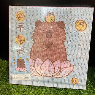 德顺龙 心平气和砖石画 20X20